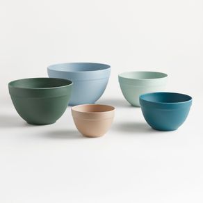 

Bowls de bambú para mezclar, juego de 5