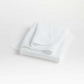 

Toalla Medio Baño Waffle Blanca