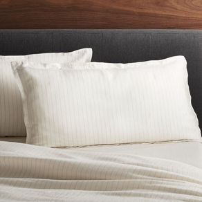 

Funda para Almohada Pinstripe Blanco King
