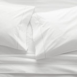 

Set de Sábanas Percale Queen Blanca