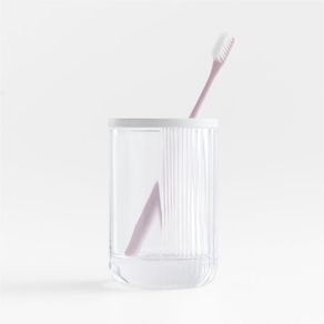 

Frasco de Vidrio para Baño Blanco