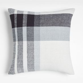 

Funda Decorativa Plaid Gris 23x23